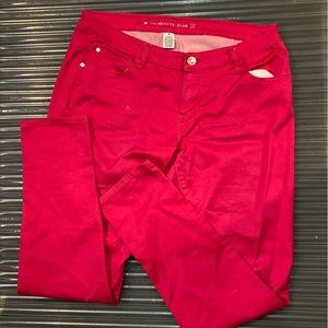 Hot pink pants